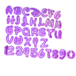 SET MOLDE LETRAS DISNEY