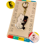 LLAVERO ACRILICO MONOKUMA/MONOMI