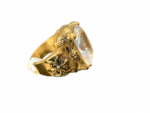 ANILLO ORO DETALLE BLANCO - Imagen 2