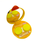 ESTUCHE LENT CONTACT LINE FRIENDS - PATO AMARILLO - Imagen 2