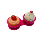 ESTUCHE CUPCAKES PARA LENTE DE CONTACTO