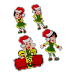 STICKER NAVIDEÑO BLACK PINK