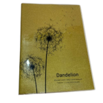 CUADERNO MEDIANO DORADO/CELESTE