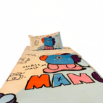 JUEGO DE SABANA Y FUNDAS MANG/BT21 - Imagen 2