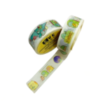 WASHI TAPE - DINOSAURIOS ROSADO / AMARILLO