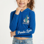 MANGA LARGA AZUL PANDA